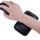 PU Leather Mouse Hand Holder Mouse Pad Gaming Hand Wrist Hand Rest(Black)