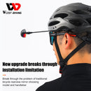 Road Bike Helmet Rearview Reflector Adjustable Rotatable Bicycle Mirrors Newly
