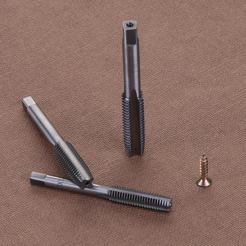 7pcs M3 M4 M5 M6 M8 M10 M12 HSS Machine Thread Metric Plug Tap Drill Bits Newly