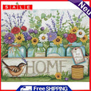 11CT Full Cross Stitch HOME DIY Printed Wall Art Crafts Home Decoration Gifts
