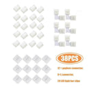 LED Light Strip Connectors Set For SMD 5050 Multicolor 12V-24V LED Strip X7I2
