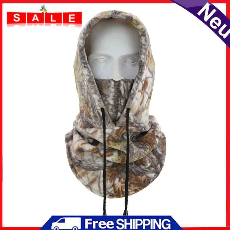 Thickened Winter Warm Fleece Cycling Hood Windproof Outdoor Skiing Headgear