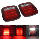 2pcs Tail Light for Jeep Wrangler JK TJ CJ YJ 16LED Turn Signal Stop Backup Lamp