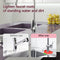 Silicone Faucet Surrounded Mat with Diversion Groove Kitchen Accessory (B)
