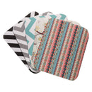 Coaster Rubber Anti-slip Canvas Mousepad Desk Cushion Mice Mat Ethnic Style