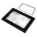 USB LED Desk Type Reading Loupe Magnifying Glass Illuminated Table Magnifier