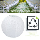 Paper Ball Lantern Decorative Lighting Lamp Wedding Party Decor Art (White)