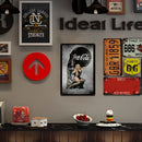 Person Sheet Metal Drawing Metal Painting Tin Wall Home Poster Bedroom Sign