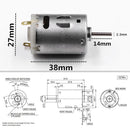 RS-385 High Speed Micro DC Motor Brushed Metal Stainless Steel Gear Motor Newly
