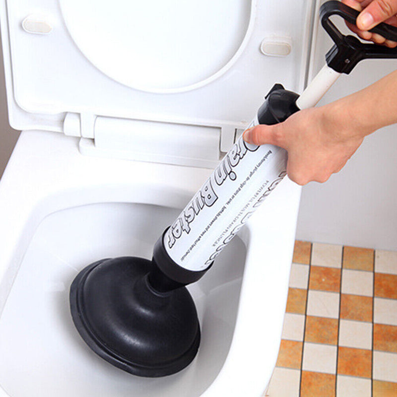 Clogged Remover Toilet Plungers Drain High Pressure Manual Dredge Machine Newly