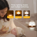 Bear Shape Hallway Wall Lamp Bedside Night Light with Remote Control (A)
