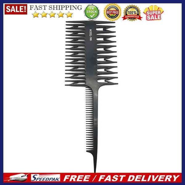 Pointed Tail Fish Bone Shape Comb Hair Dyeing Coloring Sectioning Comb Hair T