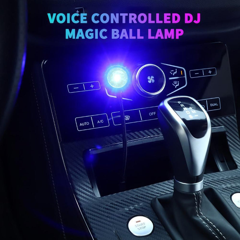 USB Car Atmosphere Blue Star Light Mini LED Projection Night Lamp Star P9V2