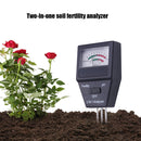 2 in 1 Garden Soil Fertility Analyzer with Probe Plant Moisture PH Sensor