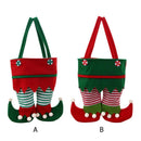 Christmas Elf Candy Bags Velvet Santa Claus Bags Festival Party Decor (B)