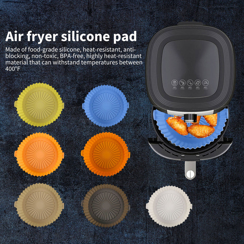 Air Fryer Silicone Pot - Replacement of Parchment Paper Liners Oven Accessories