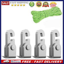 4pcs Automatic Lock Hooks Free Knot Fast Tighten Rope Tent Self-locking Hoo