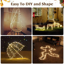 2m LED String Light Fairy Night Christmas Garland Room Decor (Warm Light) Newly
