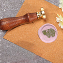 100x Star Retro Sealing Wax Bead Fire Painting Grain Stamp (Cherry Pink)