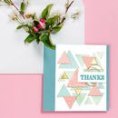 Metal Cutting Dies Stencil Stamps DIY Craft Triangle Series Embossing (C) Newly