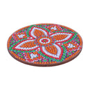5D DIY Diamond Painting Mandala Wooden Round Coaster Cup Cushion (AA1058-4)