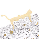 Music Score Holder Metal Cat Shaped Page Clamp Paper Book Note Document Folde