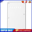 6 Holes Electric Guitar Tremolo Cavity Cover Back Plate for ST SQ (White)