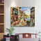 Oil Paint By Numbers Street Scene Frameless Picture Craft Kit for Living Room