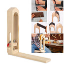 Leather Retaining Clip Wood for DIY Stitching Sewing Lacing Clamp Hand Tool