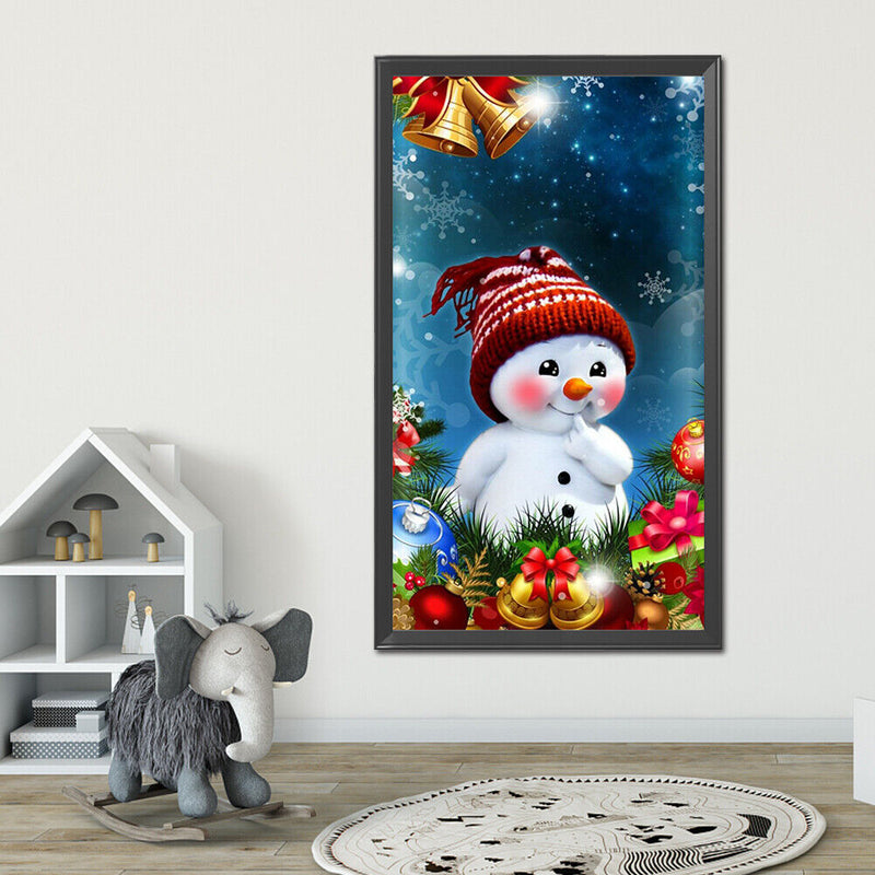 Diamond Painting Kit snowman Full Round Rhinestone Wall Picture