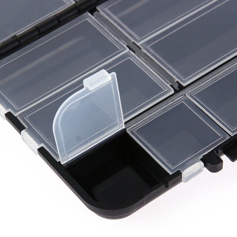 16 Compartment Fishing Tackle Box Fish Bait Holder Box Portable Fishing Hook