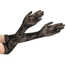 Stretchy Fancy Dress Christmas Halloween Gloves Gothic Punk Mittens Lace Gloves