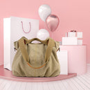 Canvas Bags Large Capacity Handbag Women Simple Shoulder Shopping Travel Bags