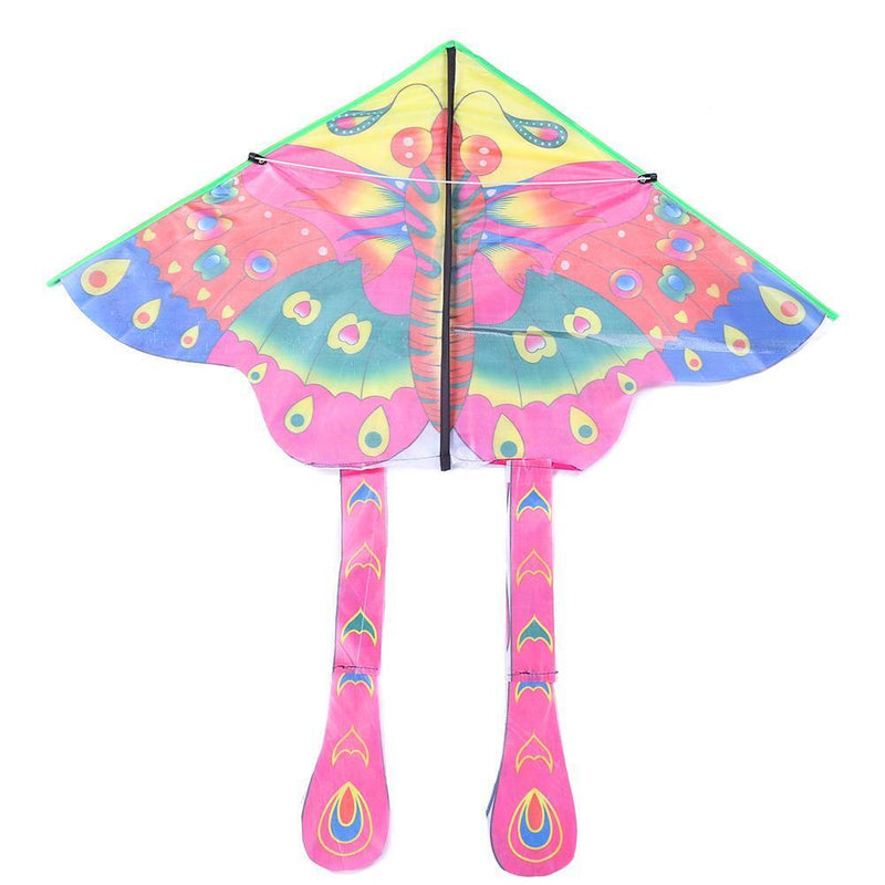 90x50cm Bright Cloth Colorful Butterfly Kite Outdoor Foldable Kites (A)