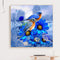 Frameless Oil Paint By Numbers DIY Bird Flower Picture Craft Kit Home Decorat