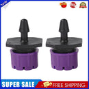 100pcs Adjustable Water Dropper Irrigation Hose Drip Head (Purple)