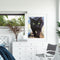 Frameless Oil Paint By Numbers DIY Cat Picture Craft Kit Home Living Room Decor