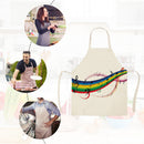 Linen Aprons Unisex Kitchen Dinner Party Restaurant Kitchen Waiter Apron Apron Apron