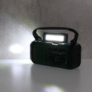 #A Solar Powered Radio Receiver SOS Alarm Hand Crank Radio Reading Lamp for Camp