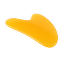 Acupoint Massage Scraper Neck Body Guasha Board for Skin Care (Yellow)
