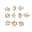 Scrapbooking Hanging Ornaments Leaves Wood Chips Wooden Slice Home Decoration