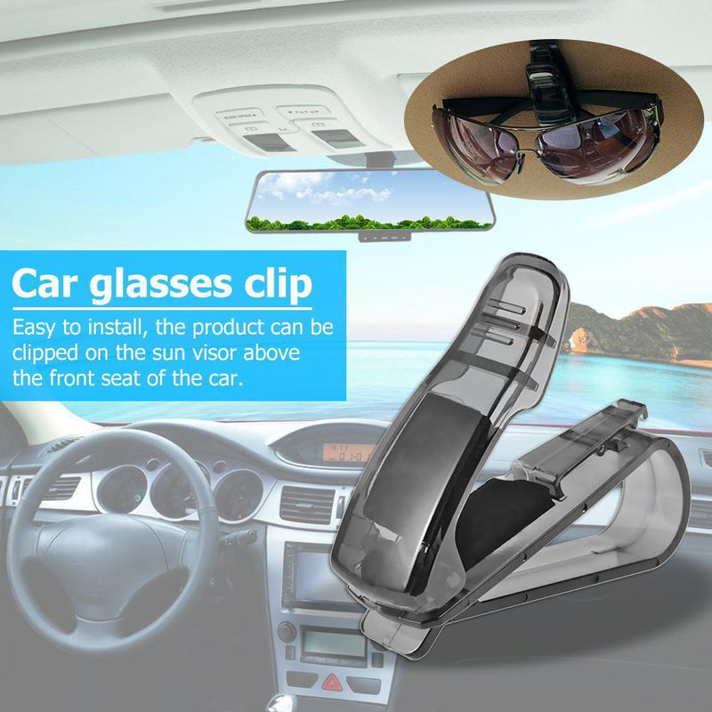 Auto Fastener Clip ABS Car Vehicle Sun Visor Sunglasses Eyeglasses Holder Newly