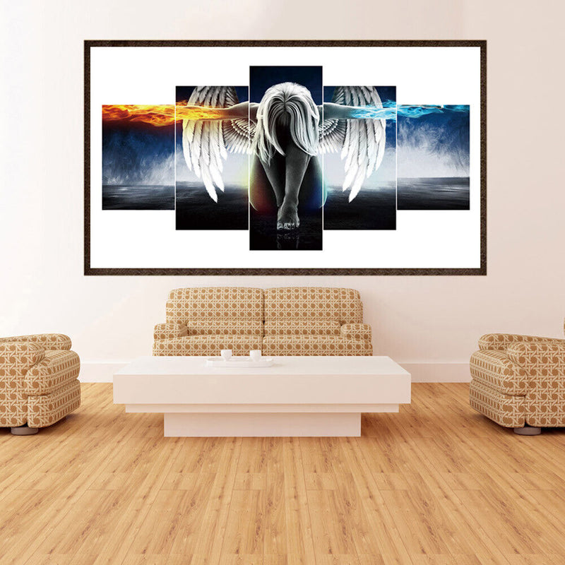 Angel Wings 5D DIY Full Drill Diamond Painting 5-pictures Combination Kits