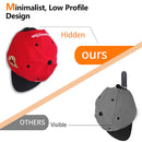5x Baseball Hat Rack Cap Organizer Door Wall Headphone Hanger Hook (Black) Newly