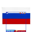 Russia Flag - Vivid Color & Fade Proof - House Decoration Banner (90x150cm)