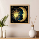 5D DIY Sun Moon Mosaic Art Picture of Rhinestones Gifts Home Decoration