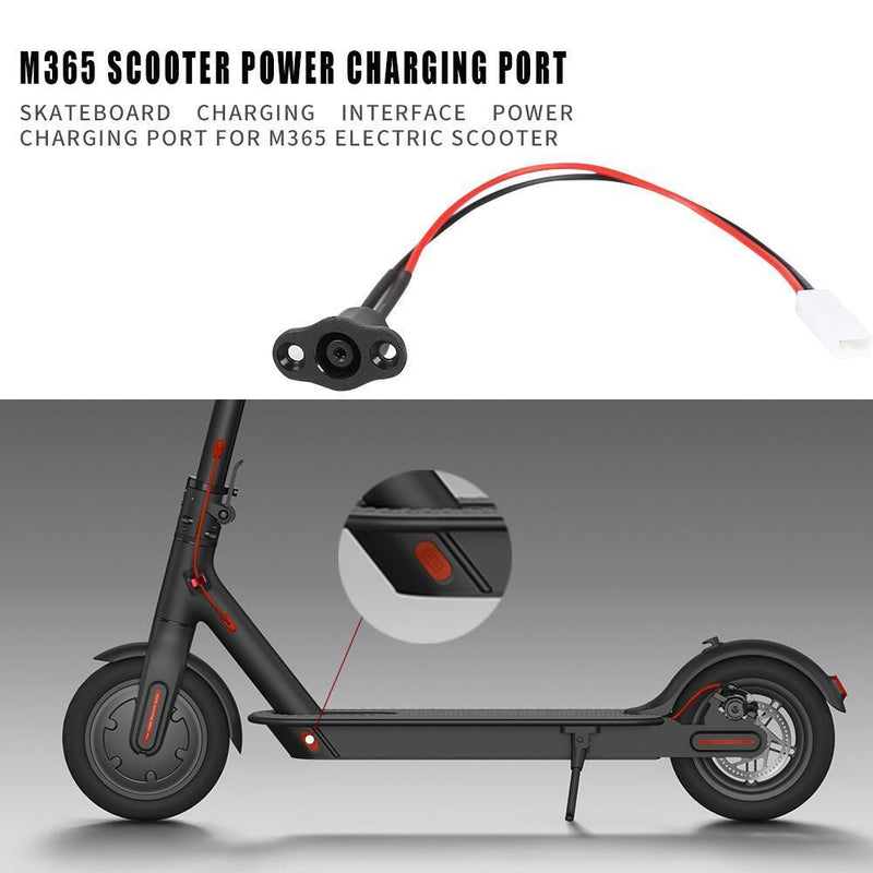 M365 Electric Scooter Accessories Skateboard ABS Power Charging Interface