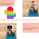 Silicone Push Bubble Fidget Anti Stress Autism Need Toys Rainbow (Cactus ) Newly
