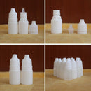 10 x 5ml EMPTY PLASTIC SQUEEZABLE DROPPERs DISPENSERs PUFFER BOTTLES CONTAINERS
