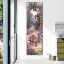 5D DIY Diamond Painting Garden Cart Full Round Drill Rhinestone Crafts 30x9